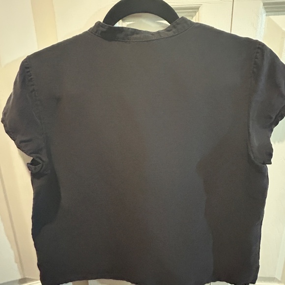 Eileen Fisher Linen & Silk short sleeve top - Picture 4 of 4